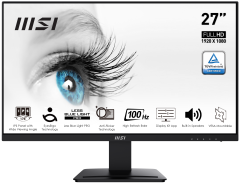 MSI PRO MP273A 27'' FHD FLAT IPS 100HZ 1MS FREESYNC MONITOR