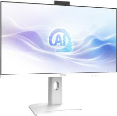 MSI MODERN AM273QP AI 1UM-075XTR ULTRA 7 155H 32GB DDR5 1TB SSD 27 WQHD DOS BEYAZ AIO PC