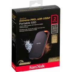 SanDisk Extreme PRO 2TB 3800MB/sn USB4 Taşınabilir SSD SDSSDE82-2T00-G25