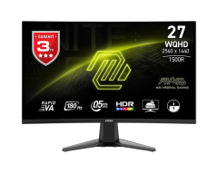 MSI MAG 27CQ6F 27'' WQHD CURVE RAPID VA 180HZ 0.5MS GTG FREESYNC GAMING MONITOR