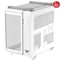 ASUS TUF Gaming GT502 Horizon Beyaz Tempered Glass USB 3.2 ATX Mid Tower Kasa 90DC0093-B19010