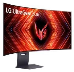 LG UltraGear OLED 45GS95QE-B 45 inç WQHD 240Hz 0,03ms Asansör NVIDIA G-SYNC OLED Curved Gaming Monitör