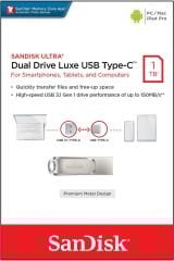 SanDisk Ultra Dual Drive Luxe 1TB Type-C USB 3.2 Flash Bellek SDDDC4-1T00-G46