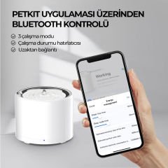 Petkit Eversweet 3 Pro Evcil Hayvan Kablosuz Pompalı Su Pınarı (BEYAZ)