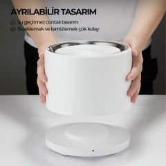Petkit Eversweet 3 Pro Evcil Hayvan Kablosuz Pompalı Su Pınarı (BEYAZ)