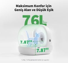 Petkit Pura Max 2 Akıllı Kedi Tuvaleti (BEYAZ)