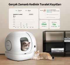 Petkit Pura Max 2 Akıllı Kedi Tuvaleti (BEYAZ)