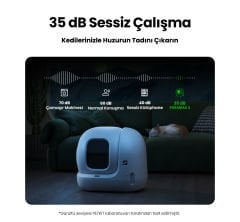 Petkit Pura Max 2 Akıllı Kedi Tuvaleti (BEYAZ)