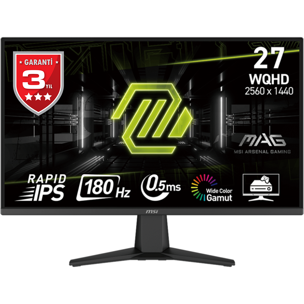 MSI MAG 275QF 27'' FLAT IPS QHD 180HZ 1MS FREESYNC PREMIUM GAMING MONITOR