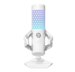 Asus ROG Carnyx Aura Sync RGB Profesyonel Kardiyoid Kondensatör Oyuncu Mikrofonu Beyaz 90YH03Z0-BAUA10