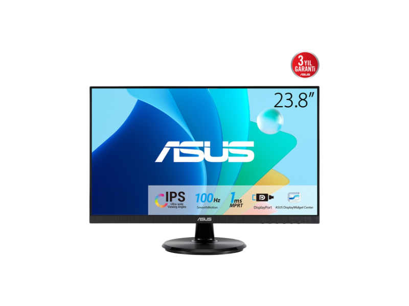 Asus VA24DQFR 26.5'' IPS FreeSync 1920x1080 1ms 100Hz DP HDMI VGA Hoparlör Vesa Monitör 90LM0541-B04370