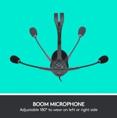 Logitech H111 Stereo Kulaklık Siyah 981-000593