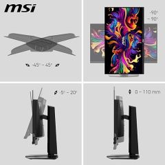 MSI MAG 271QPX QD-OLED E2 26.5” WQHD  FLAT QD-OLED 240HZ 0.03MS FREESYNC PIVOT GAMING MONİTÖR
