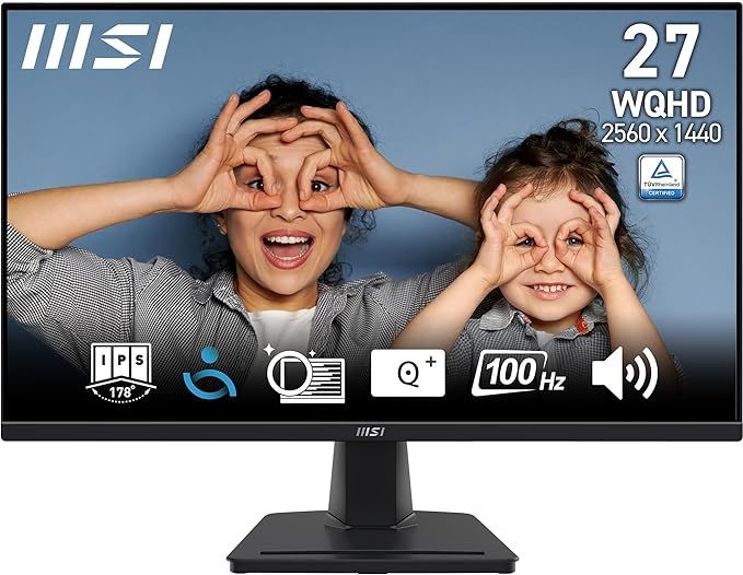 MSI PRO MP275Q 27'' WQHD FLAT IPS 100HZ 1MS ADAPTIVE-SYNC MONITOR