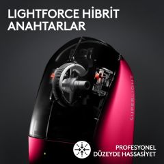Logitech G PRO X Superlight 2 Lightspeed Kablosuz Oyuncu Mouse - Pembe 910-006798