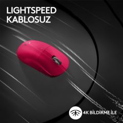 Logitech G PRO X Superlight 2 Lightspeed Kablosuz Oyuncu Mouse - Pembe 910-006798