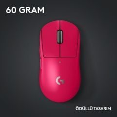 Logitech G PRO X Superlight 2 Lightspeed Kablosuz Oyuncu Mouse - Pembe 910-006798