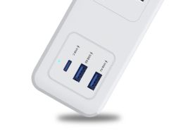 Honeywell Akım Korumalı Priz 3lü 1xType-C 2xUSB-A HC000037