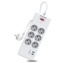 Honeywell Akım Korumalı Priz 6lı 2xType-C 2xUSB-A HC000047