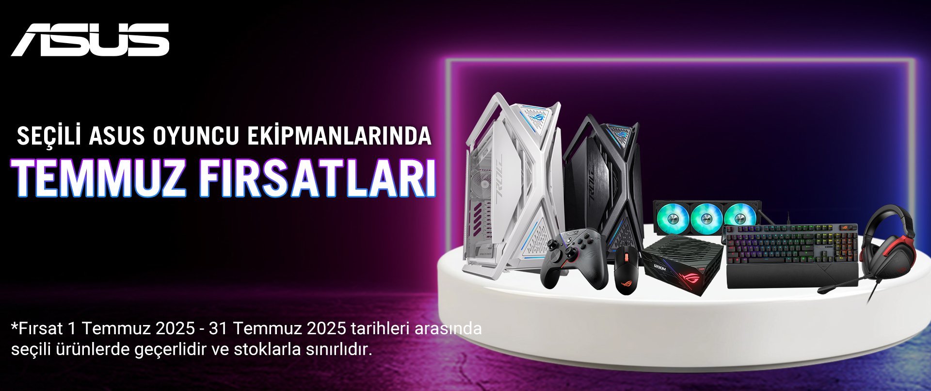 ASUS Gaming Gear Oyuncu Fırsatları