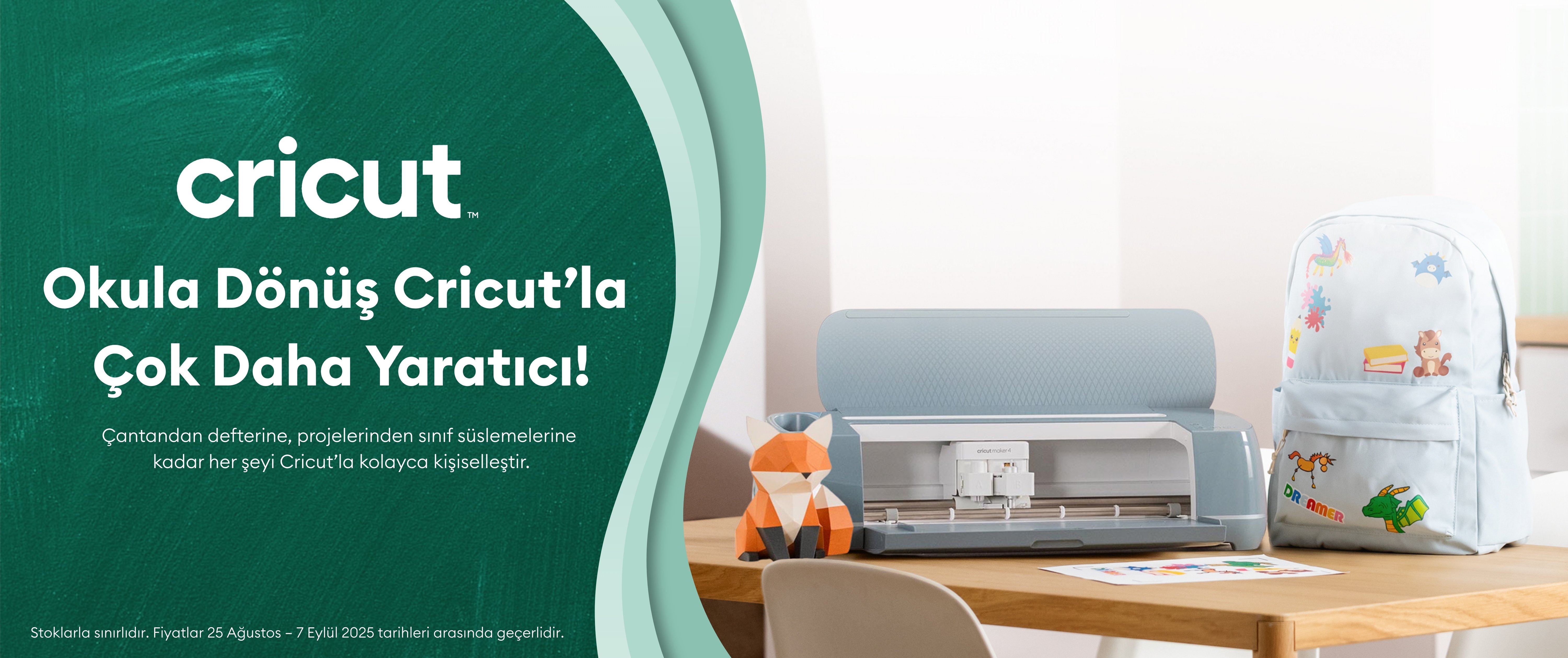 Cricut Okula Dönüş Kampanyası