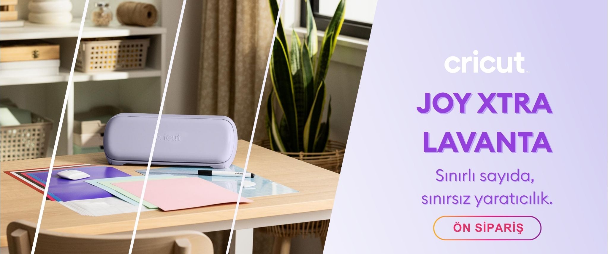 Cricut Joy Xtra Lavanta Kesici Makine Ön Sipariş