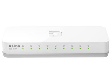 D-LINK DES-1008C L2 Unmanaged Switch with 8 10/100Base-TX ports.