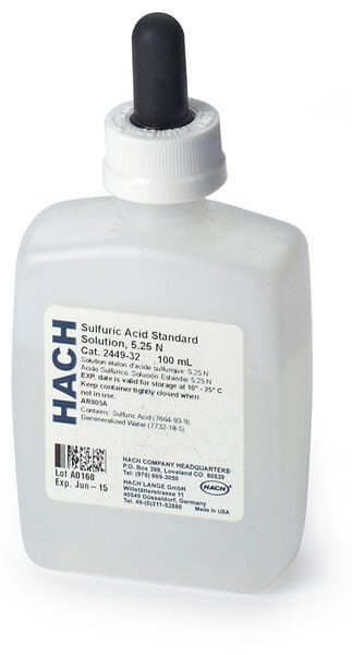 Sülfürik Asit Standart Çözeltisi, 5,25 N, 100 mL 244932