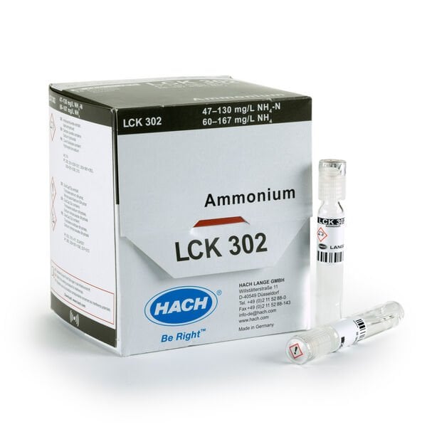 Amonyum küvet testi, 47-130 mg/L NH₄-N LCK302