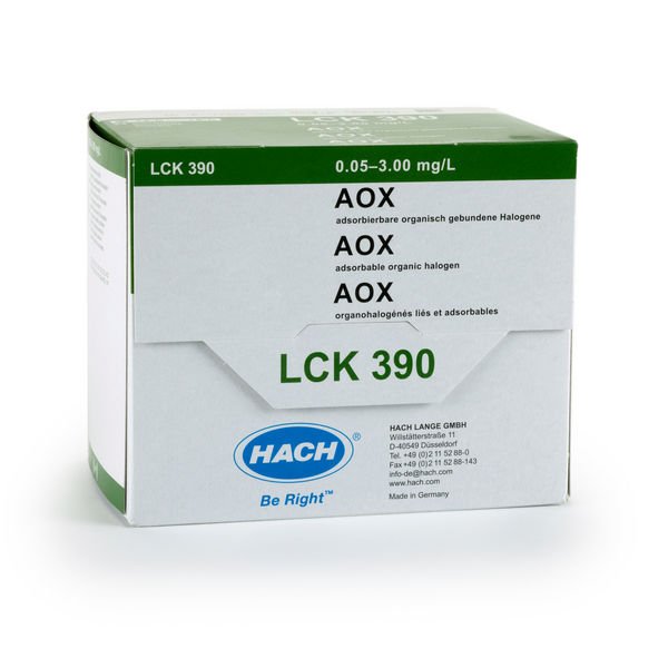 AOX küvet testi 0,05-3,0 mg/L LCK390.00