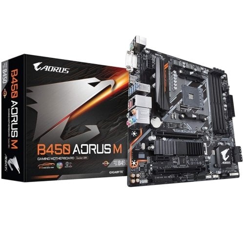 Gigabyte B450 AORUS M  S+V+GL DDR4 AM4 (ATX)