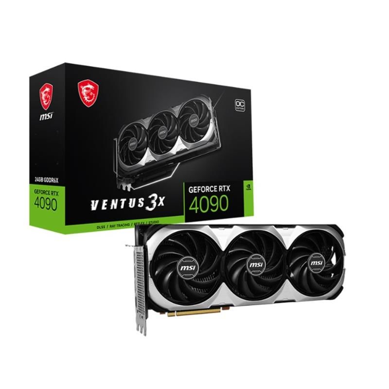 MSI GEFORCE RTX4090 VENTUS 3X 24G OC 24GB GDDR6X 384BIT 1XHDMI 3XDP EKRAN KARTI