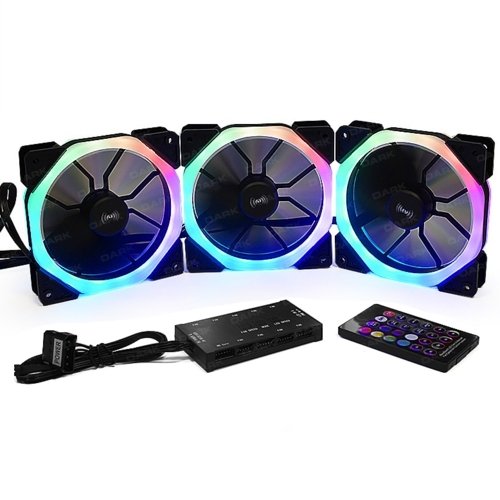 Dark DKCHCFK03 Kumandalı 3x12cm RGB Fan Kit