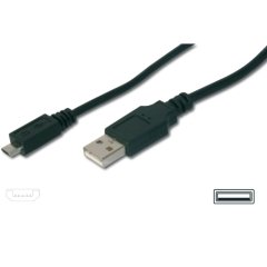 Assmann AK-300110-010-S Usb 2.0 to Micro Usb 1m