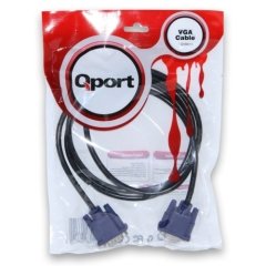 Qport Q-Vga1.5 15 Pin Fitreli 1,5 Metre Vga Kablo