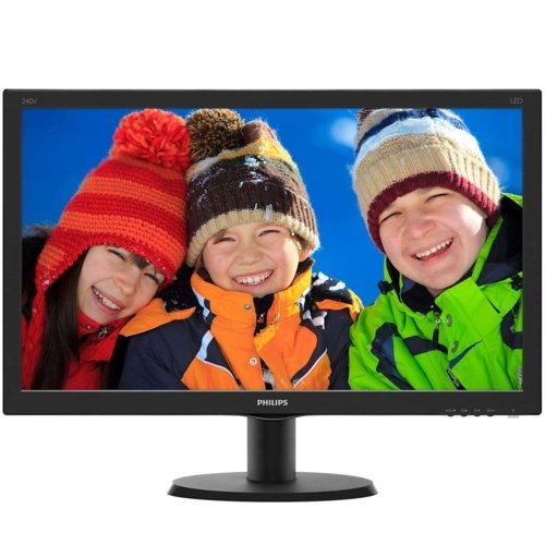 Philips 23,8 240V5QDAB/00 LED Monitör 5ms Siyah