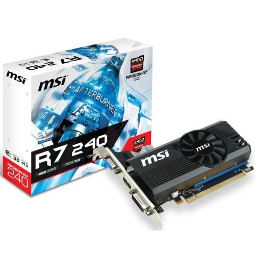 MSI R7 240 2GD3 LPV1 2GB 128Bit DDR3 DVI HDMI VGA