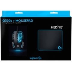 Logitech G300s Mouse+(Pad+Sticker+Bardak Altlığı)