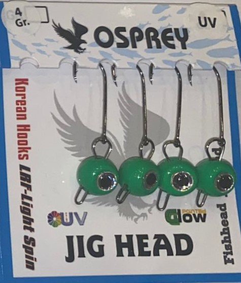 Osprey LRF Jig Head (Yeşil)
