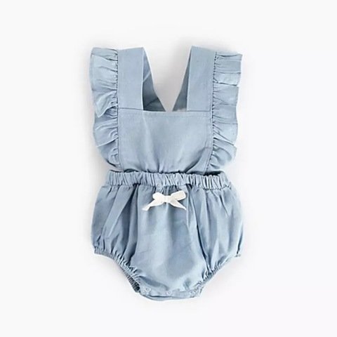 Blue Rompers