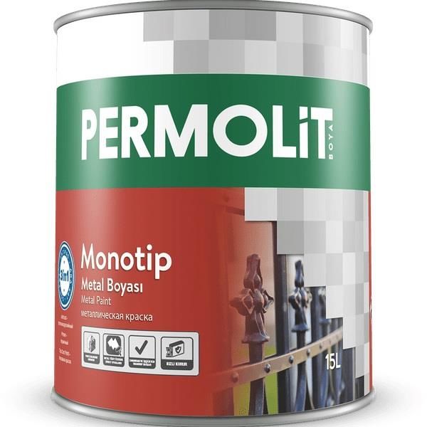 Permolit Monotip Astarlı Antipas Boya BEYAZ 0.75 Lt.