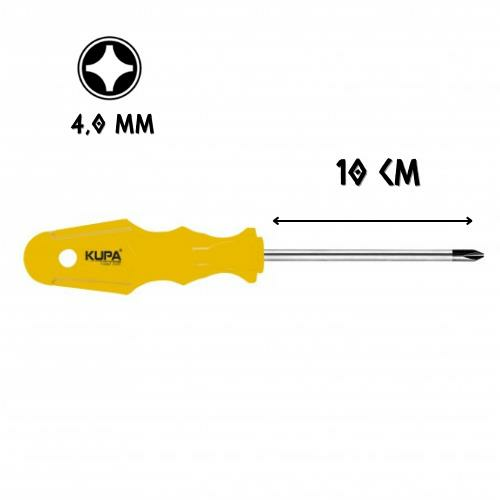 Kupa Tornavida Mıknatıslı YILDIZ Uçlu 4.0 - 10 cm.