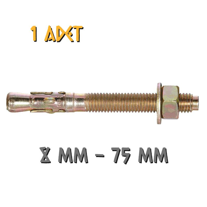 Made Klipsli Çelik Dübel 8x75 mm - 1 Adet