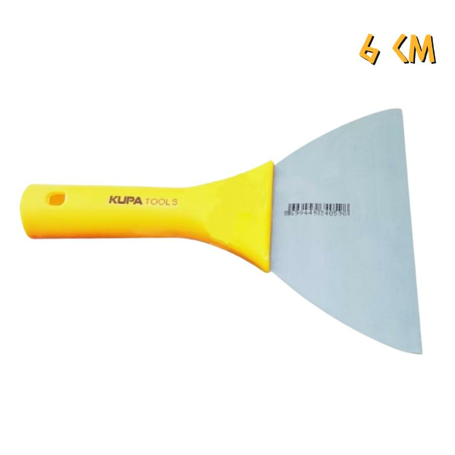 Kupa Plastik Saplı Sap Takılabilir Çelik Spatula - 6 cm.