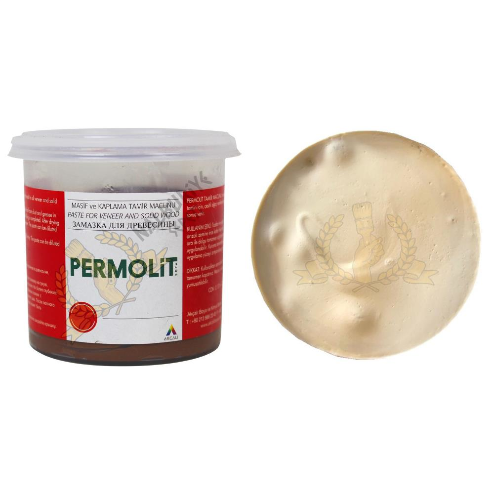 Permolit Masif ve Kaplama Ahşap Tamir Macunu NATURAL 220 gr.