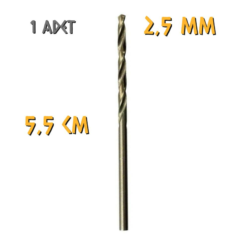 Kupa Tyson Metal Ahşap Delici HSS Matkap Ucu 2.5 mm. - 1 Adet