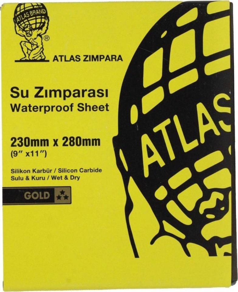 Atlas 188 Su Zımparası 120 Kum - 1 Adet