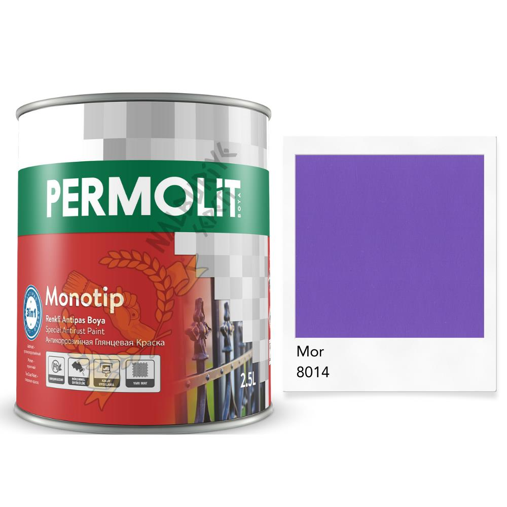 Permolit Monotip Astarlı Antipas Boya MOR 0.75 Lt.