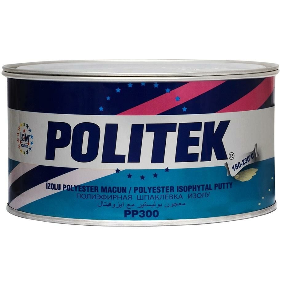 Politek Isıya Dayanıklı İzolu Polyester Macun 1000 gr. - PP300