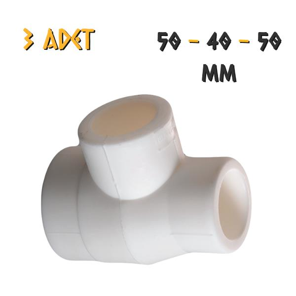 Plastherm PPRC İnegal T Parçası - 50x40x50 mm. - 3 Adet